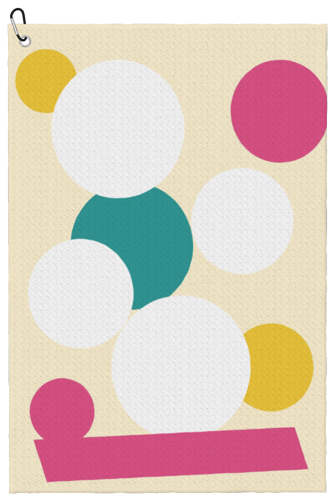 Pop Art Portraits Custom Golf Towel — before personalization