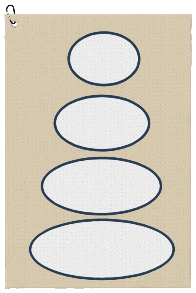 Four of a Kind Custom Golf Towel — before personalization