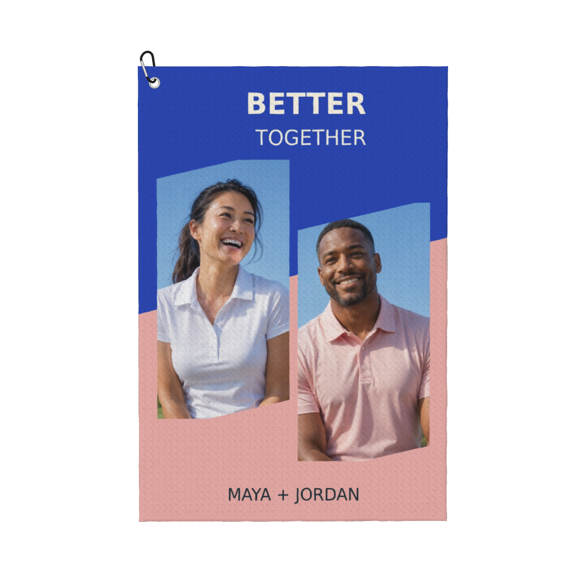 Better Together Duo Custom Golf Towel