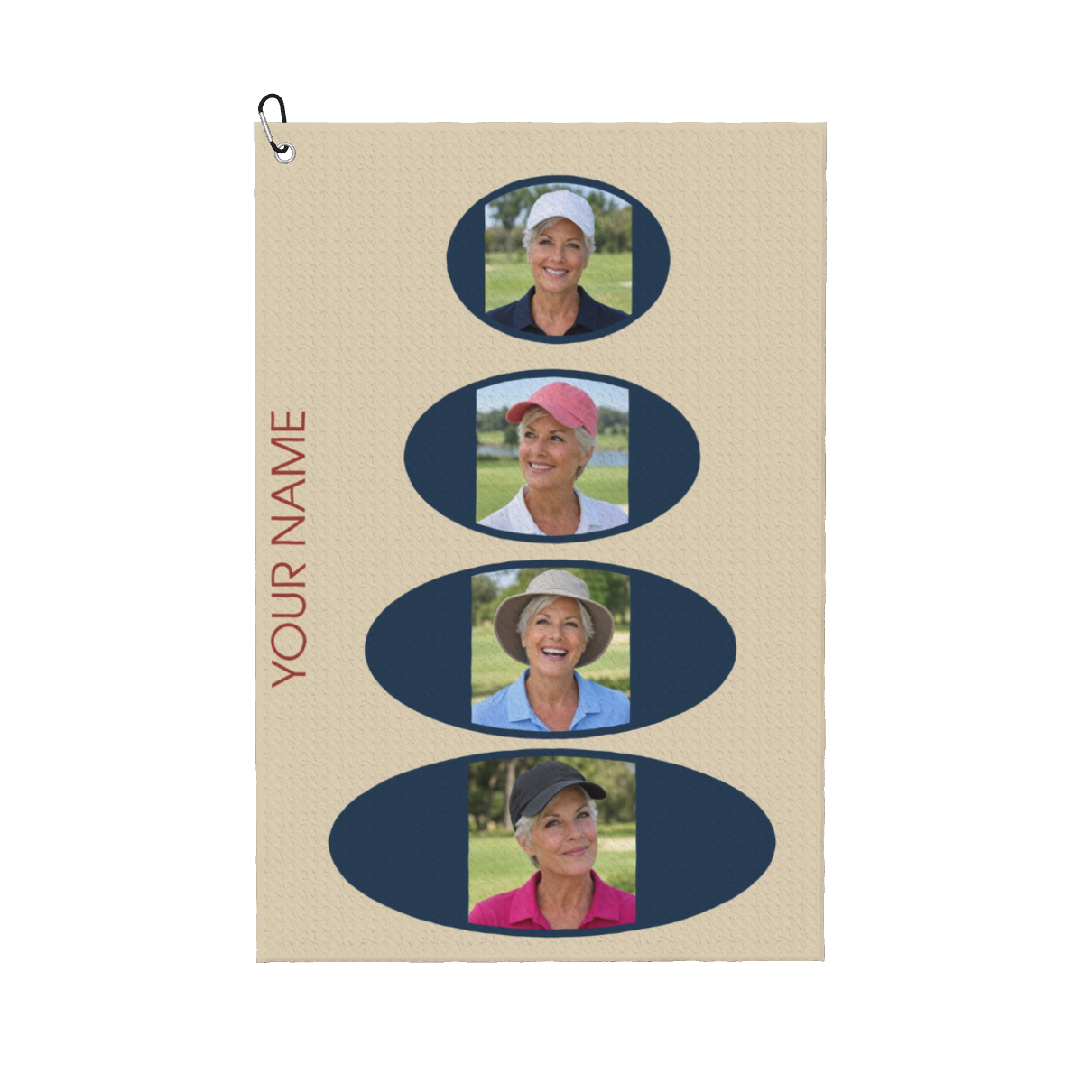 Four of a Kind Custom Golf Towel